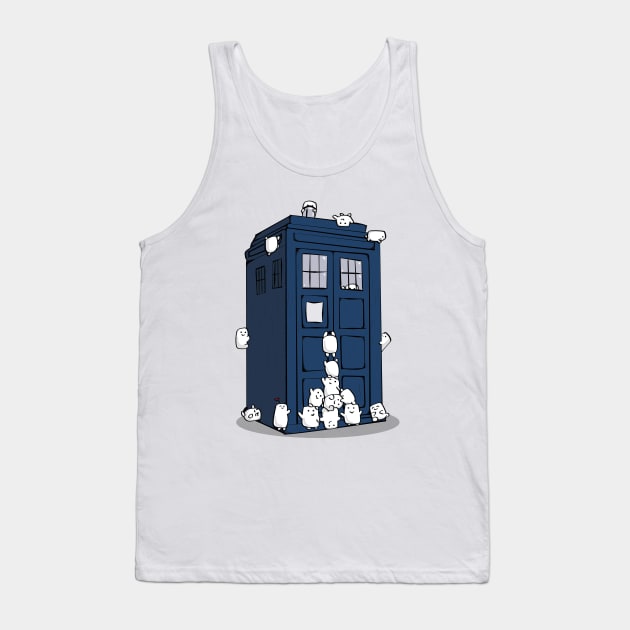 The Adipose Have the Phone Box Tank Top by KittenKirby